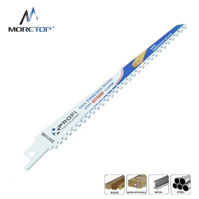Moretop carbide tipped 6 inch S641HM reciprocating saw blade