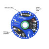 Moretop vacuum brazed multi-purpose diamond blade 115mm 10124002
