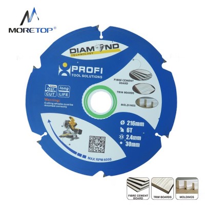 Moretop industrial wood cutting blade 216mm 11208001
