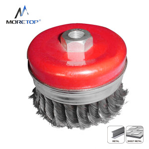 Moretop Twist Knotted Wire Cup Brush 75mm 15101002
