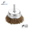 Moretop Crimped Wire Cup Brush, Shaft-mounted 65mm 15005002