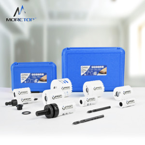 MORETOP Bi-Metal Hole Saw Kit For Hard Metal, Wood